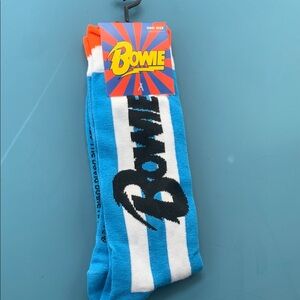 Blue and White Socks